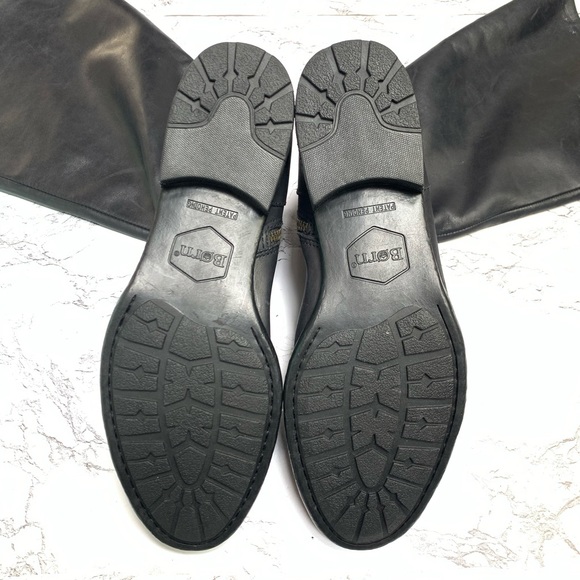 Born North Wide Calf Leather Riding Boot in Black - Picture 10 of 11